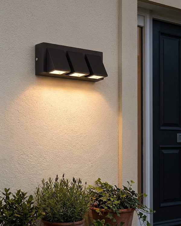 Angled LED Wall Light, Waterproof Indoor & Outdoor