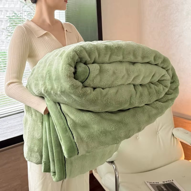 Soft velvet fleece blanket, view 8