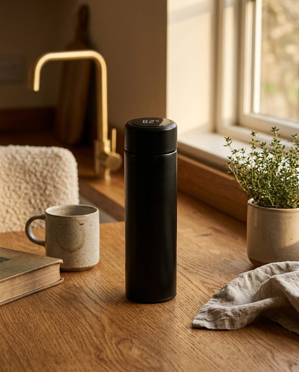 Smart Water Bottle 450ml, LED Temperature Display