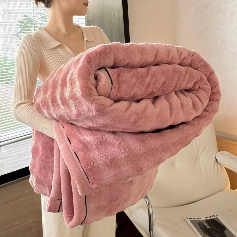 Soft velvet fleece blanket, view 13