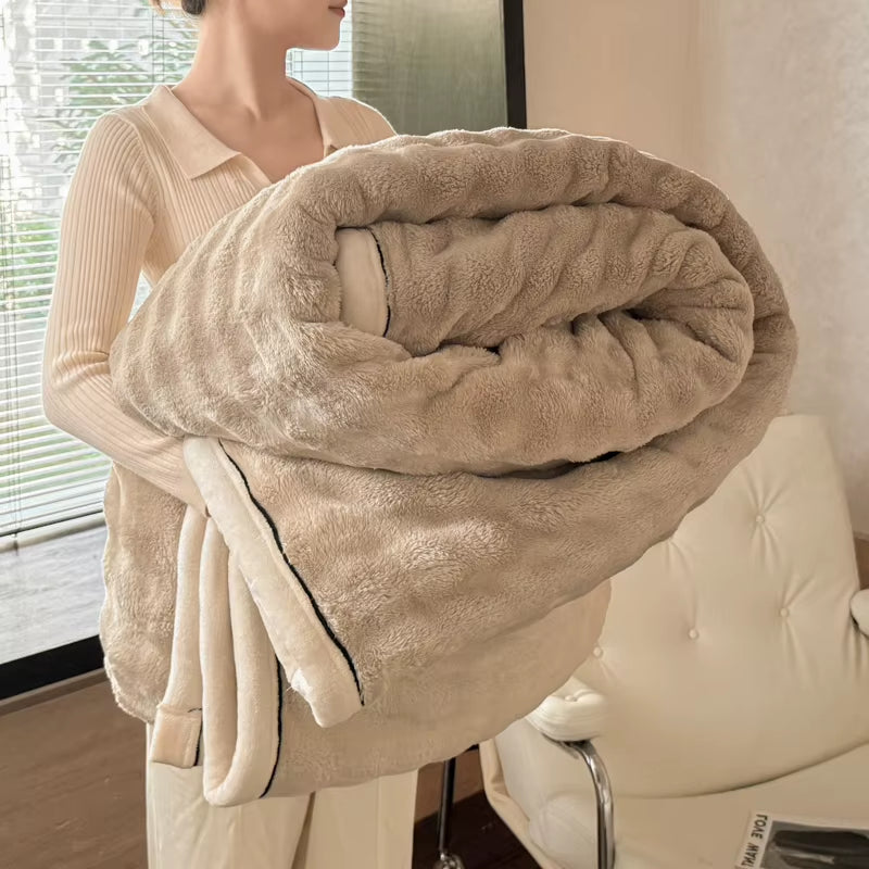 Soft velvet fleece blanket, view 10