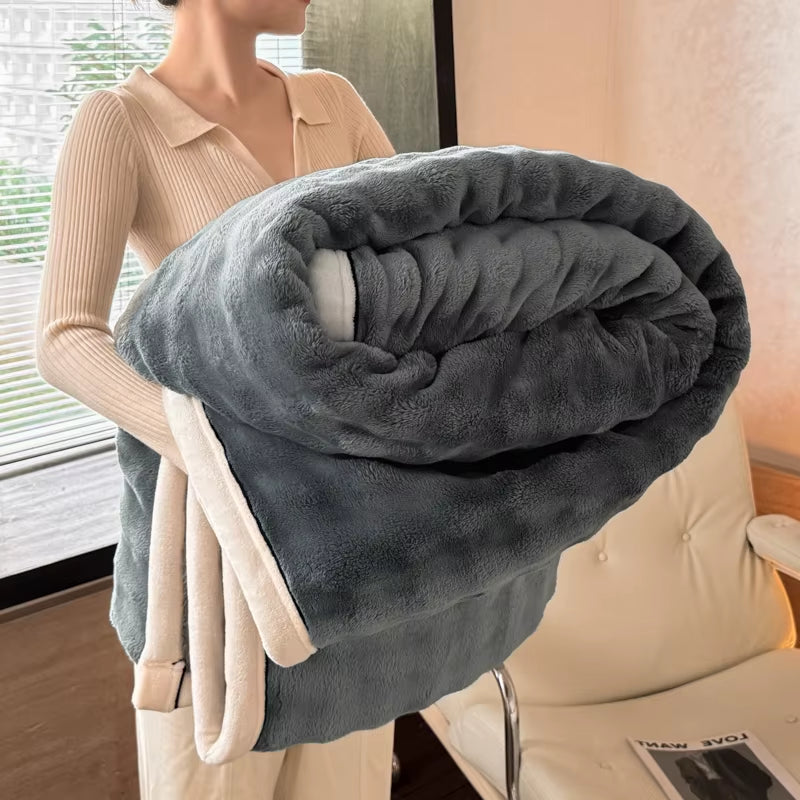 Soft velvet fleece blanket, view 9