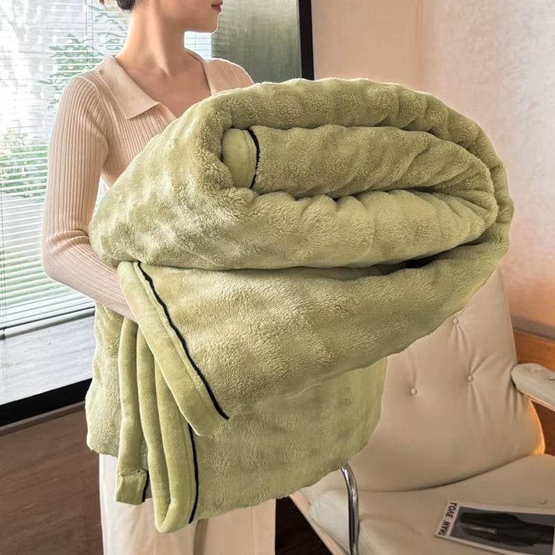 Soft velvet fleece blanket, view 11